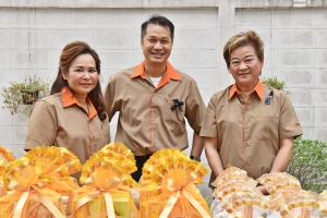 ทำบุญตักบาตรพระสงฆ์จำนวน 25 รูป เนื่องในโอกาสวันสถาปนาสำนักงานนโยบายและแผนพลังงาน ครบรอบ 25 ปี